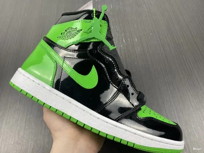 Bmlin Pine Jordan Green 1 OG High 555088-030 Air 0528